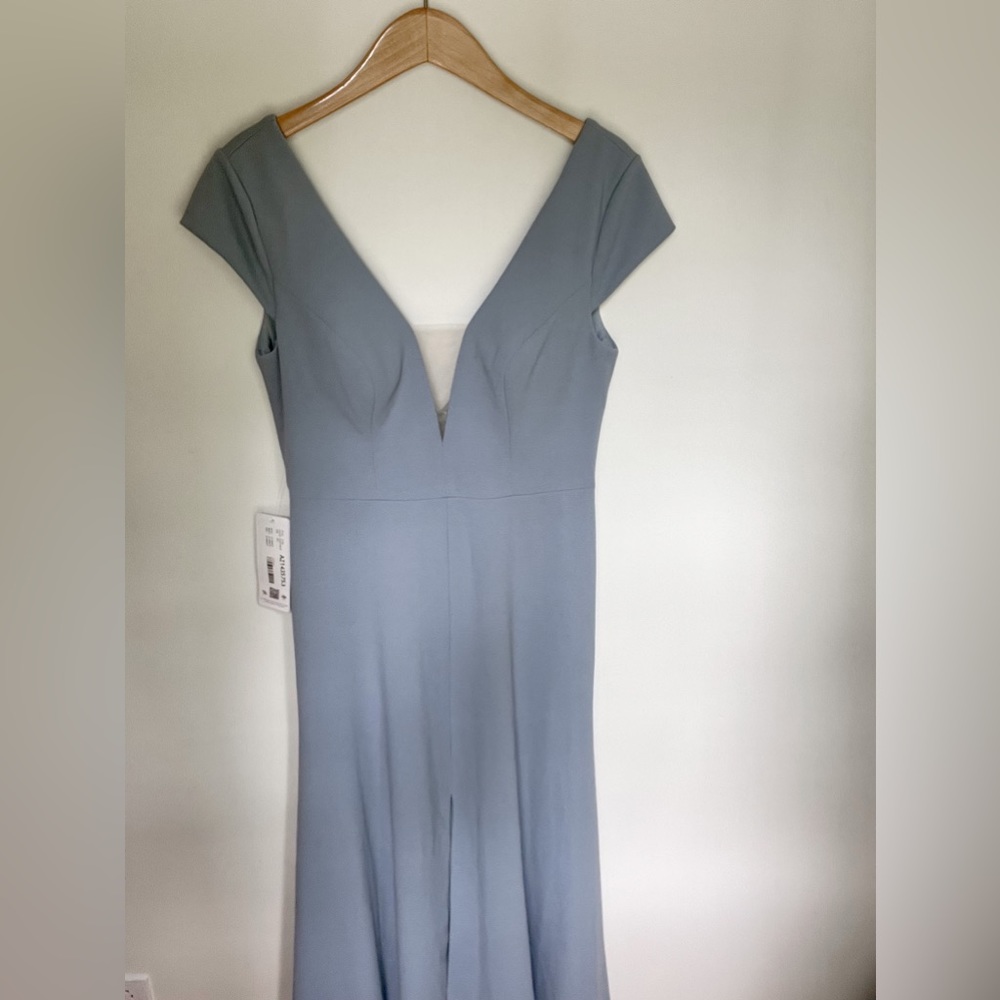 Azazie Dusty Blie Trudy Full-Length Dress A10